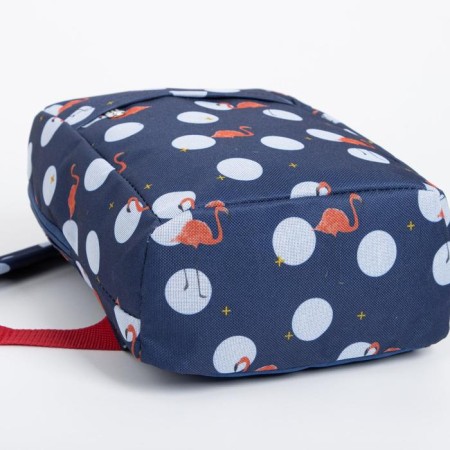 Baby backpack on lightning, 2 external pockets, blue color-4