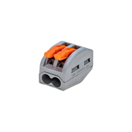 Universal terminal of QMS 222-412, 2-wire gray 0.08-2.5/4 mm² (blister 5 pcs/unit) Rexant 1080-1