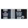 Socks in the bank "For clear boys" (male, black color)