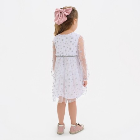 Baby dress "Snowflake" Kaftan p. 30 (98-104 cm)-2