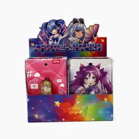 Wooden icons "Anime" in Shokobok, 20 pcs-1