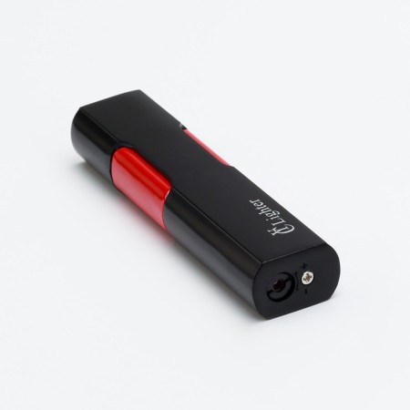 Gas lighter, piezo, with a regulator, 9 x 2.2 cm, black and red-3