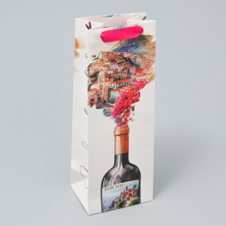 Gift package for a bottle, packaging, Wonderful Life, 36 x 13 x 10 cm-1