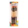 Set of brushes nylon 5 pieces: 1 round, 4 flat