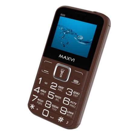 Cell phone Maxvi B200 Brown-3