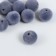 Beads for creativity velvet spraying "Night blue" set 10 pcs d = 1.4 cm
