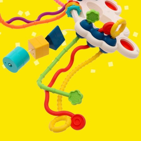 A toy developing "crab" for kids, a pulling with a sorter-6