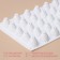 Form for mousse desserts and baking konfinetta “blackberry”, silicone, 29 × 16 × 2.5 cm, 35 cells (2.8 × 2.5 cm), white color