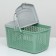 Basket 47x36x27.5 cm, olive