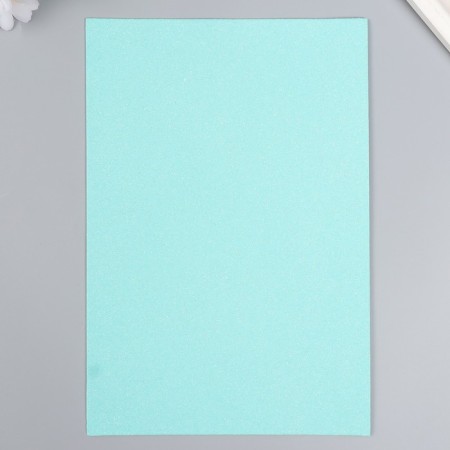 Foamiran glitter 2 mm 20x30 cm, sea wave-2