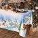 Set Ethel "Christmas Evening": a tablecloth 110x150 cm, with VGMO, Salf. 40x40 cm - 4 pcs.