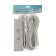 Extension cord Luazon Lighting, 3 sockets, 7 m, 10 A, 2200 W, 3x0.75 mm2, s/k, with excavation, b