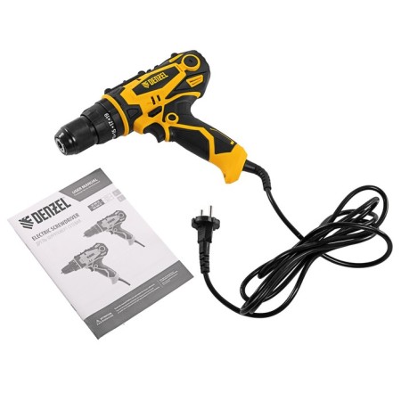 Drill-shuruvret network shock Denzel ISD-300-13 26211, Li-Ion, 18 V, 400-1600 rpm-2