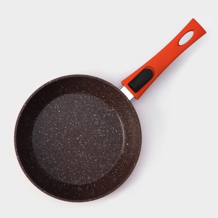 Pan Magistro Terra, D = 20 cm, removable handle Soft-Touch, anti-stick coating, induction, color orange-2