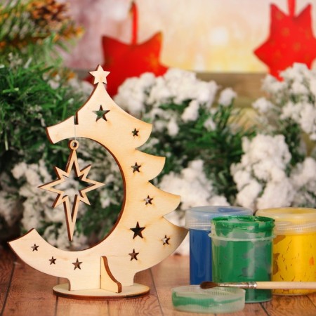 Harvesting for creativity "Christmas tree with a star"-1