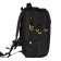 School backpack, 39 x 26 x 19 cm, Grizzly, ergonomic back, laptop department, black