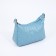 Bag Cross-Bodi with a zipper, blue color