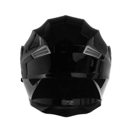 Modular helmet with two visors, size XL (60-61), model-BLD-160E, black glossy-9