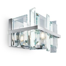 Bra Maytoni Mod201WL-02N, E14, 2x40 W, 317x223x240 mm, chrome