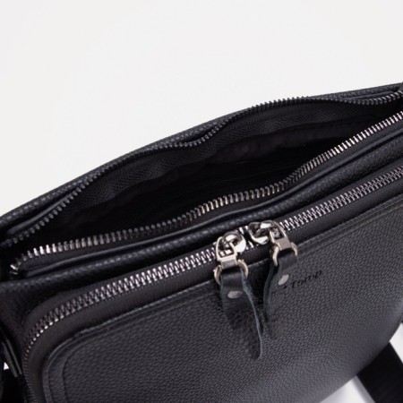 Male bag, black color-3