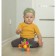 Developing toy - rattle, "ball - ratchet", rattle, color of mix, crumb I