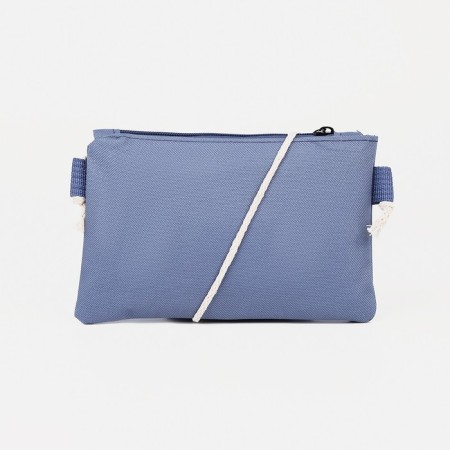 Set of a youth backpack from textiles, chopper, pencil case, bag, blue color-9