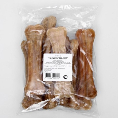 Chewing bone Triol Dental, 16 cm, 80-85 g, package 10 pcs-1