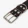 Leather collar on synthetic winterizer, 82 x 4.5 cm, Osh 50-70 cm, black