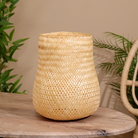 Wicker basket, from bamboo 23x23x23 cm