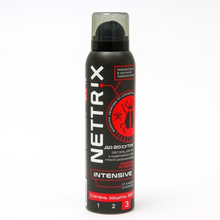 Aerosol Nettrix Intensive, from mosquitoes and ticks, 150 ml