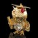 SUVA souvenir, 4.5 × 3.5 × 5.5 cm, with crystals