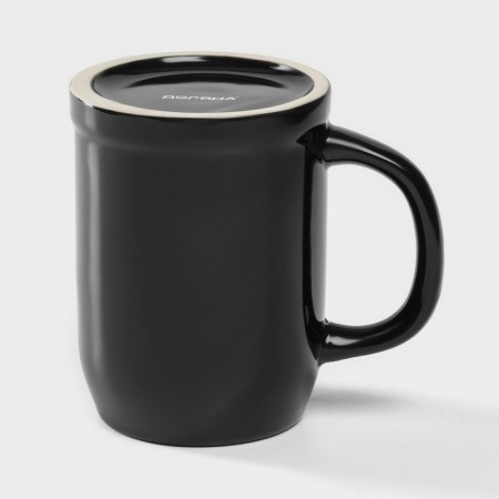 Mug Beer Ceramic Dolyana, 500 ml, 15 × 10.3 × 14 cm, black color-3
