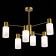 Ceiling EVOLUCE lamp. Sle1139-302-06. Gessi. 6x60 watts, E14, 68x68x48 cm, brass color