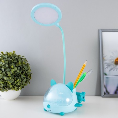 Board Lamp "Cute Bear" LED 3.5W USB AKB Blue 12x15x32 cm Risalux-8