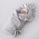Kinderlitto Satin discharge kit, 4 items, height 50-56 cm, color gray color