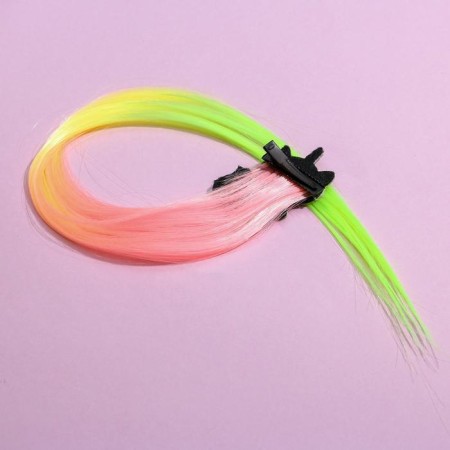 Hair clips, colored strand "Time of magic"-4