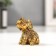 Souvenir Polystone "Golden Elephants, Drawings on the Propon" Set 6 pcs 4.7x5x33 cm