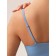 Female top on thin adjustable straps Mirey, size 48, blue color