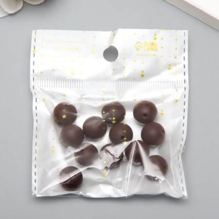 Busina silicone "round" coffee d = 1.2 cm-2