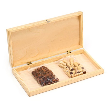 Chess Wooden Grandmaster, tournament 43 x 43 cm, King H-9 cm, pawn H-3.5 cm-4