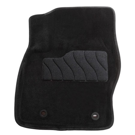 Pile rug for Ford Focus II, 2008-2011, black-1