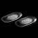 Shoes for shoes, with a tread, silicone, 10 × 6 cm, pair, color transparent
