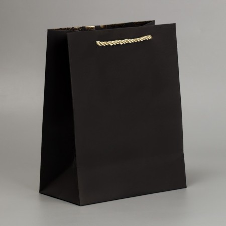Gift package, packaging, “gift for you”, black craft, 18 x 23 x 10 cm-3