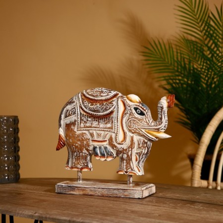 Souvenir set "Elephants" Albezia (set of 3 pcs) 40.25 and 20 cm-3
