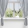 Curtains for the kitchen Ethel "Stars" 149x180 cm - 2 pcs, grabbing - 2 pcs, 80% HL, 20% PE