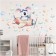 Sticker Plastic Interior Color "Coala Aviator on Airplane" 30x60 cm