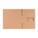 The box is folding, brown, 26 x 17 x 9 cm