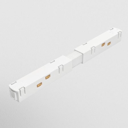 The line of power connector for the track system Technical tra004PC-22W, 19.5x1.8x1.8 cm, white color-2