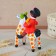 Дымковская игрушка "Всадник с гармошкой", 16 см