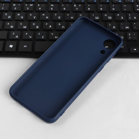 PERO cover for Samsung A03 Core, silicone, blue-2